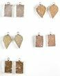 Lot: Druzy Quartz Pendants/Earrings - Pairs #140828-2